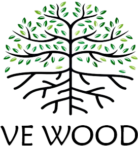 VE WOOD logo.